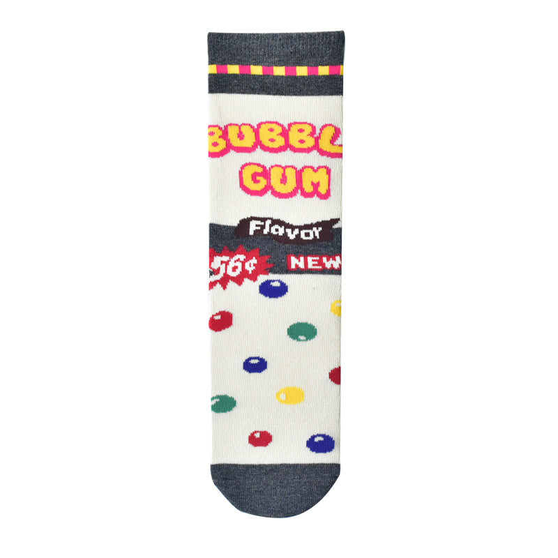 Milk Biscuit Tomato Cartoon Socks
