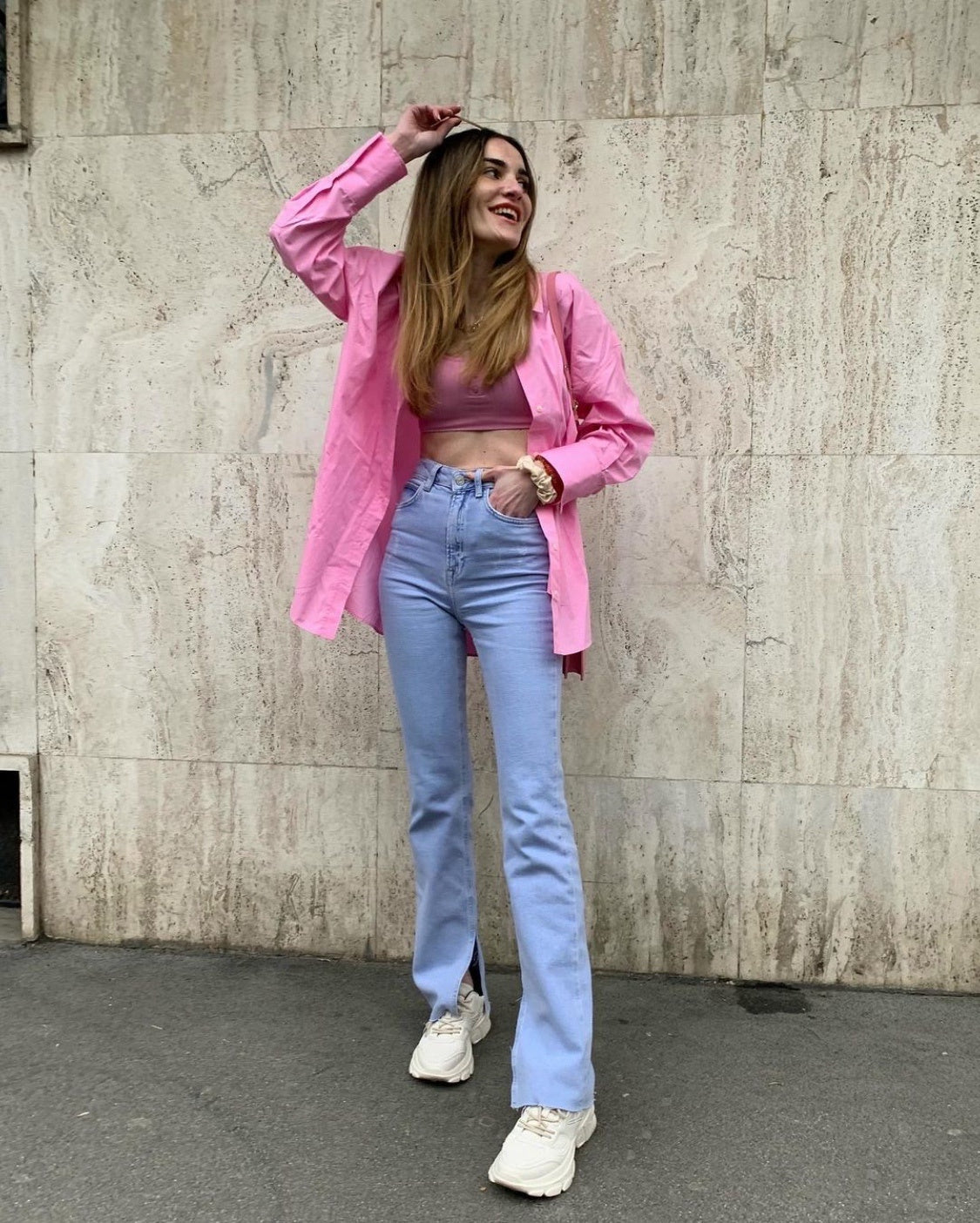 High Casual Minimalist Loose Oversize Shirt Summer