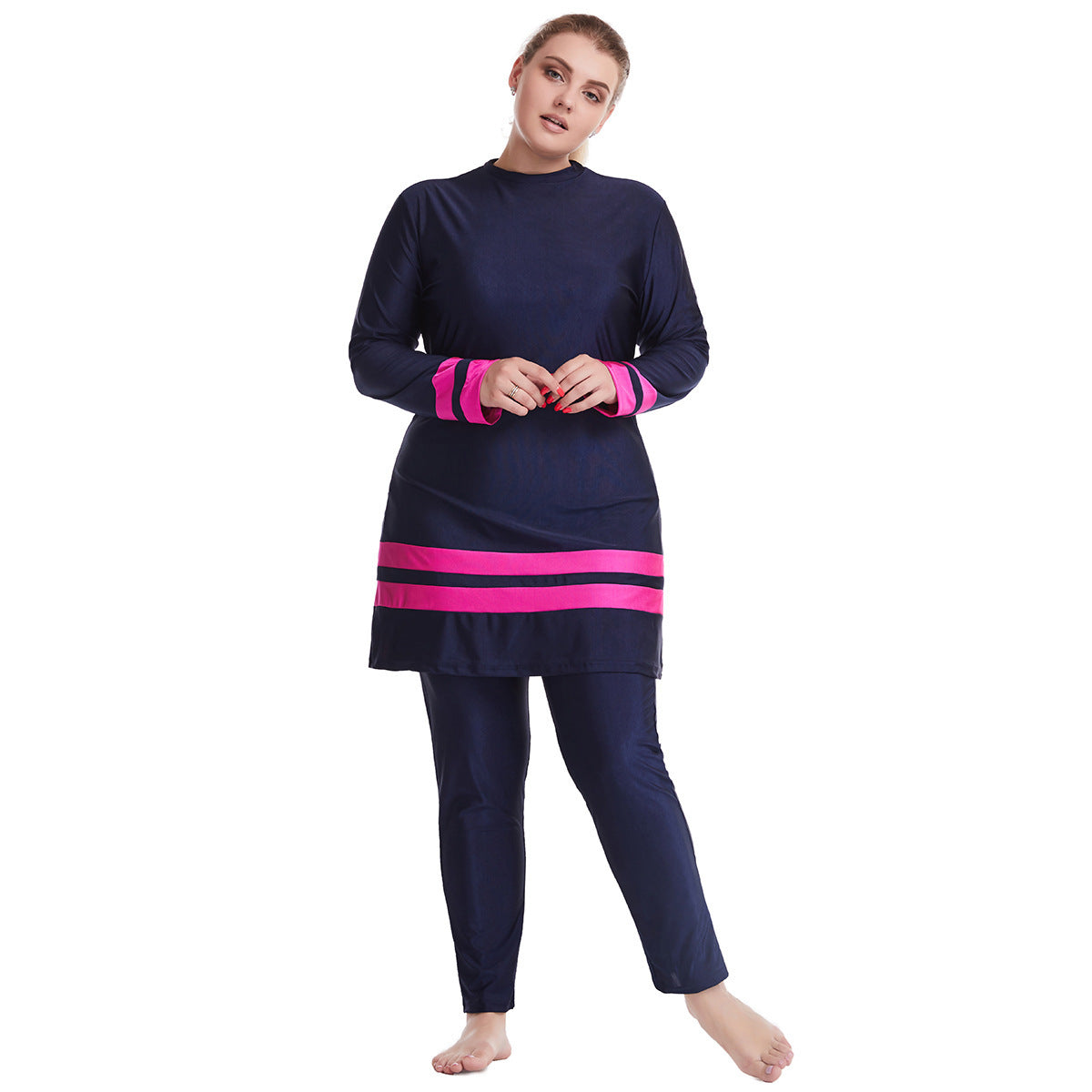 Swimwear Diving Suit Womens Full Body Swimsuit Pants Sleeve