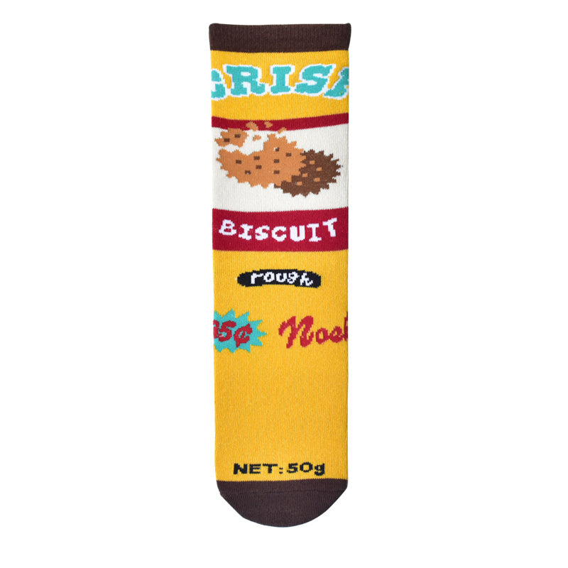 Milk Biscuit Tomato Cartoon Socks