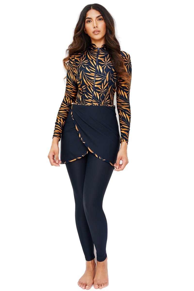 Zipper Detail Burkini