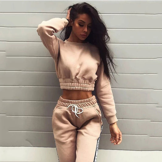 Fashion sports casual sweater suit