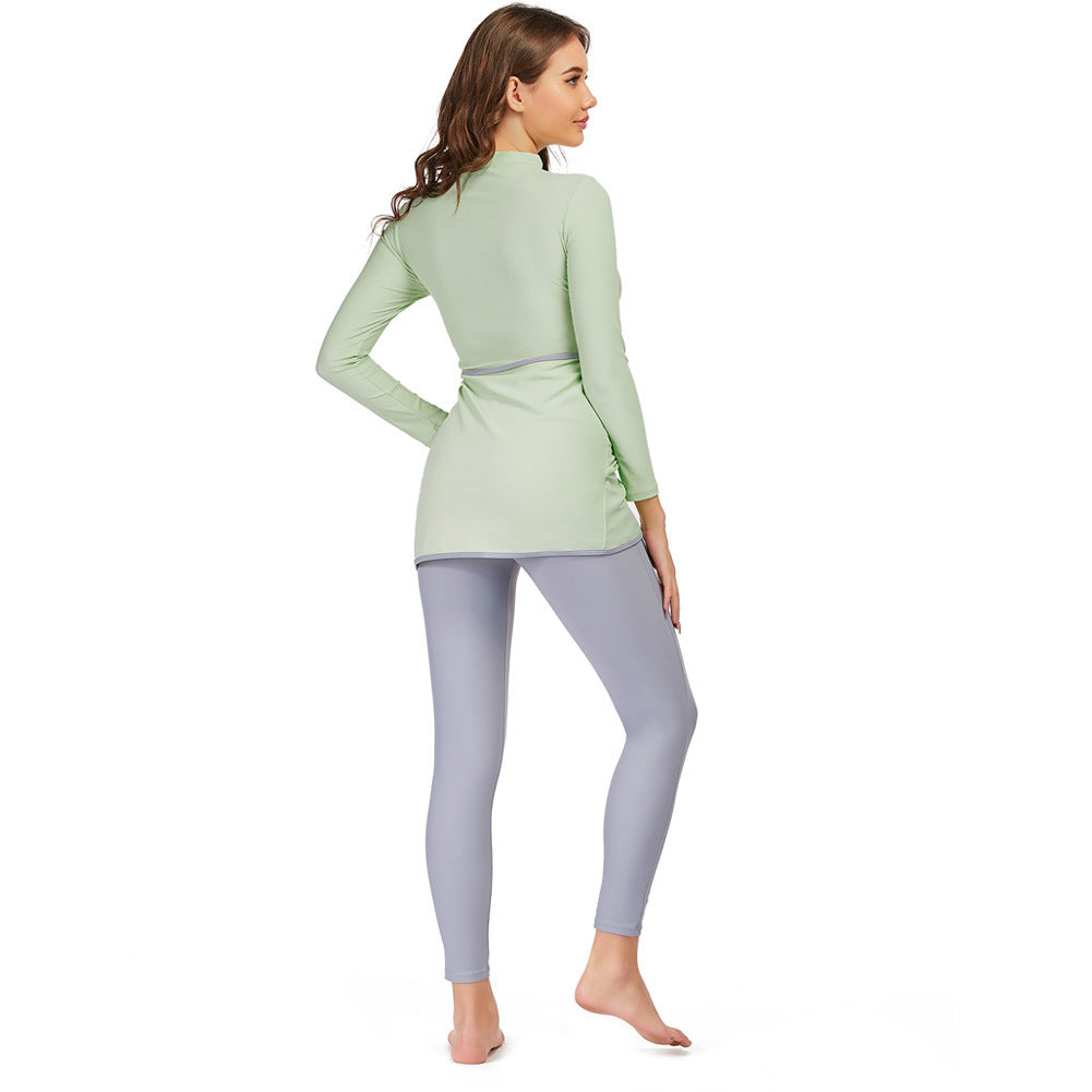 Green and Purple Burkini