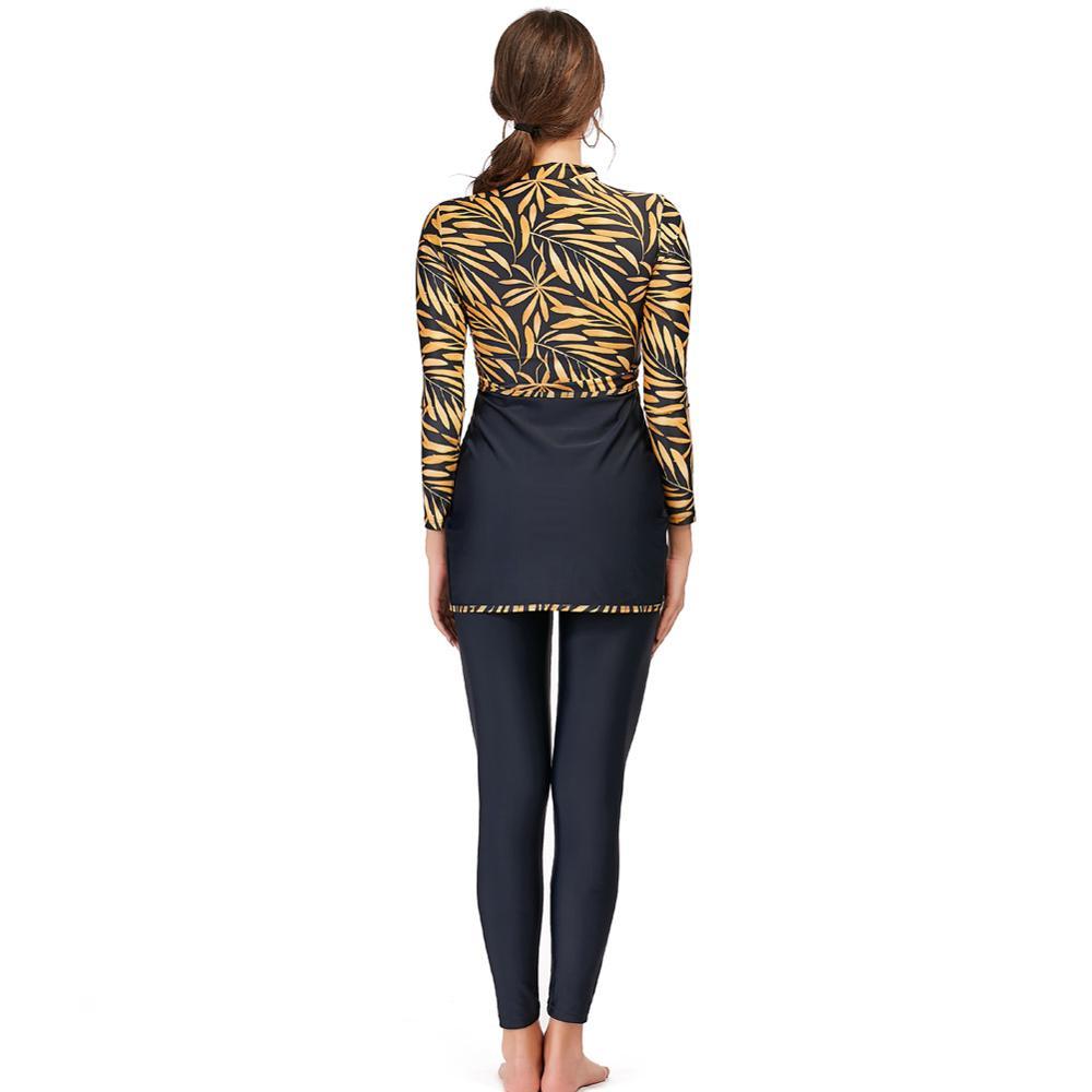 Zipper Detail Burkini
