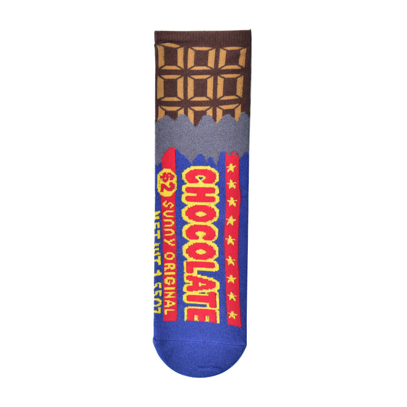Milk Biscuit Tomato Cartoon Socks