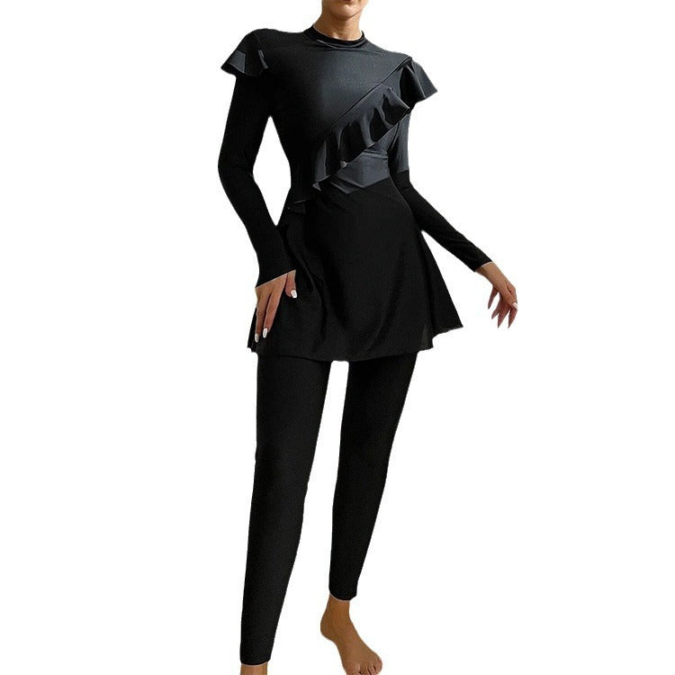 Ruffle Detail Dubai 3-Piece Burkini