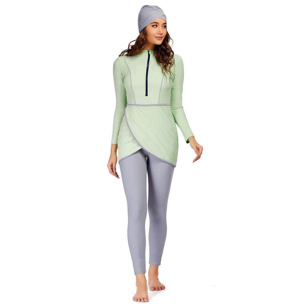 Green and Purple Burkini