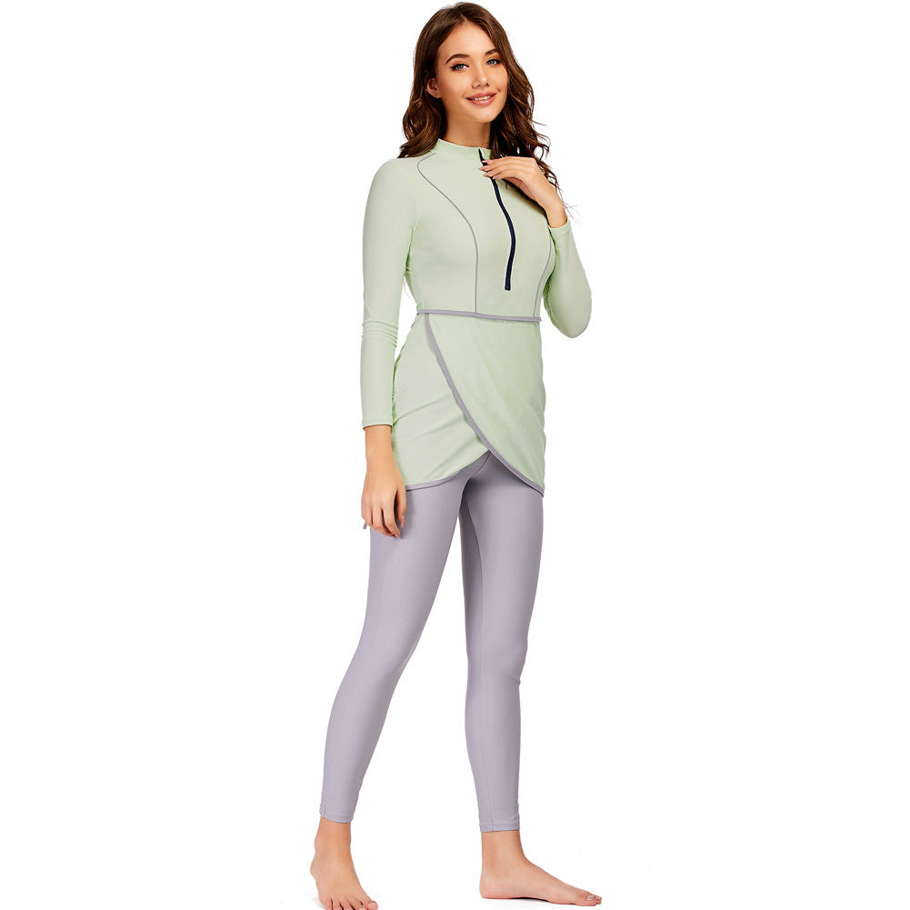 Green and Purple Burkini