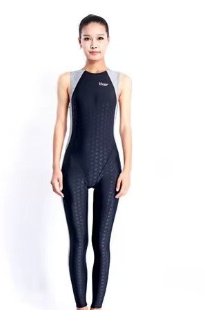 Shark Pattern Quick-drying Sleeveless One-piece Swimsuit