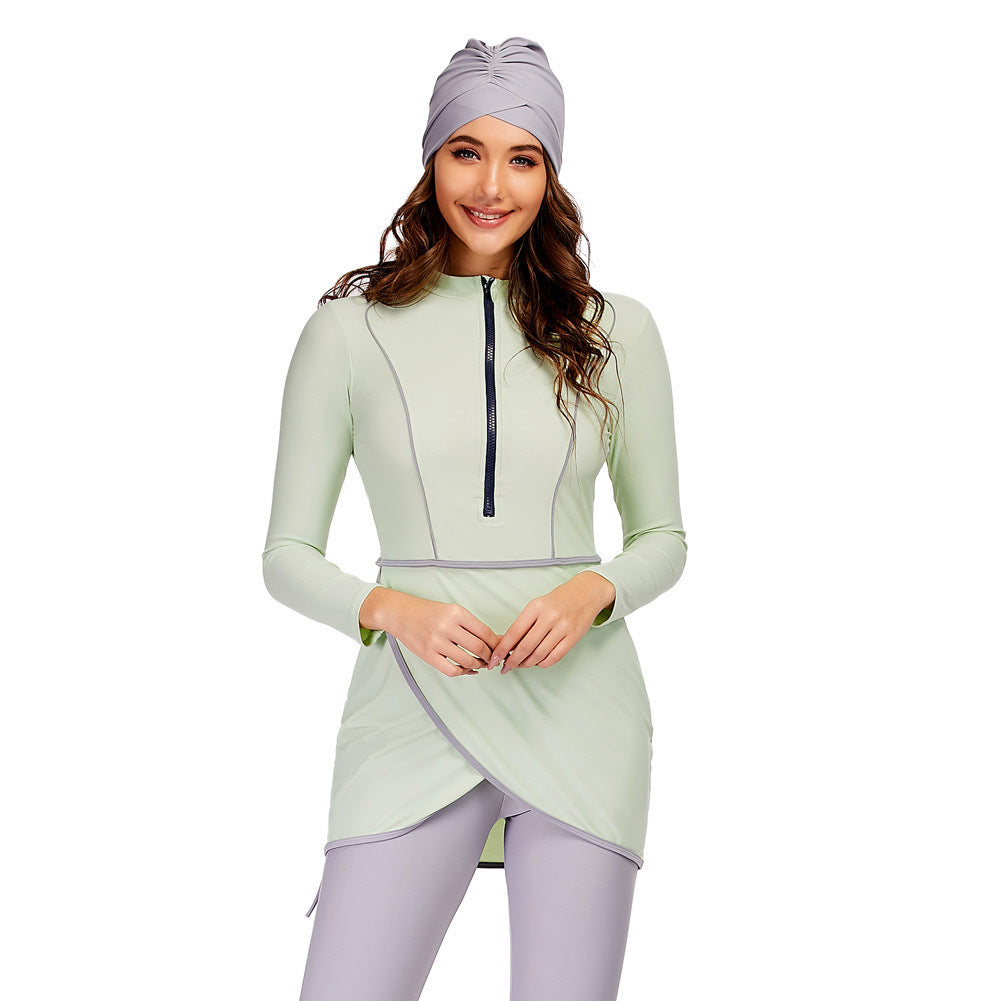 Green and Purple Burkini